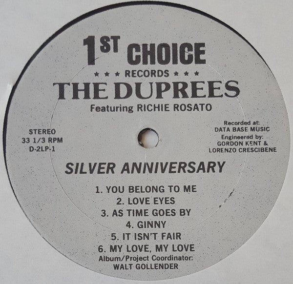 The Duprees : Silver Anniversary (2xLP, Comp)