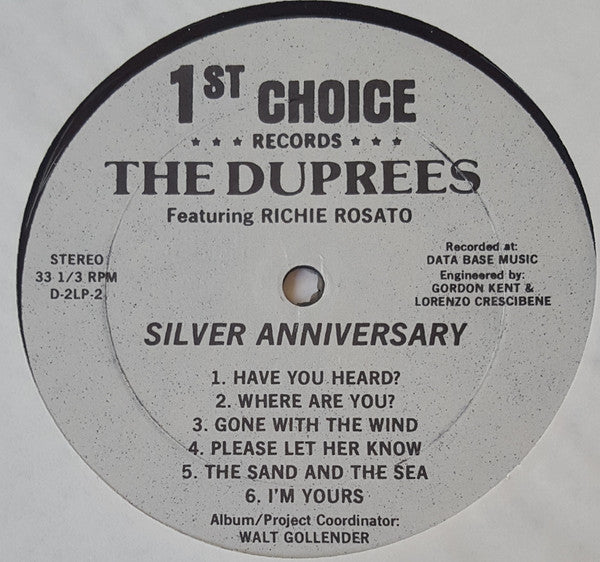 The Duprees : Silver Anniversary (2xLP, Comp)
