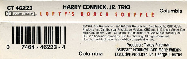 Harry Connick, Jr. Trio : Lofty's Roach Soufflé (Cass, Album, Dol)