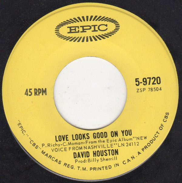 David Houston : Love Looks Good On You (7", Single)