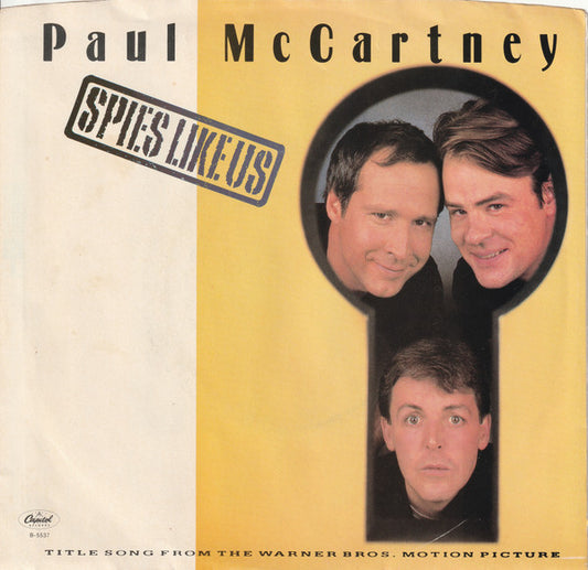 Paul McCartney : Spies Like Us (7", Single, Jac)
