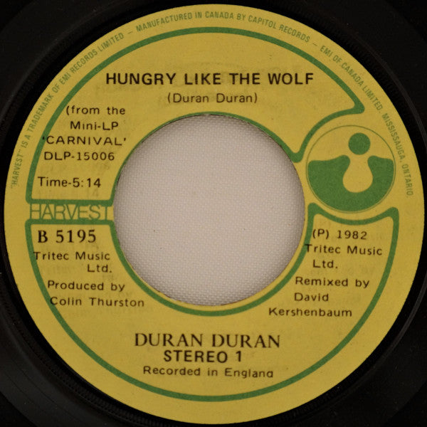 Duran Duran : Hungry Like The Wolf (7")
