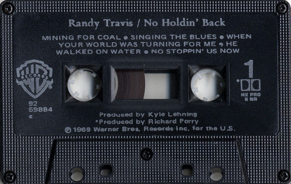 Randy Travis : No Holdin' Back (Cass, Album, Dol)