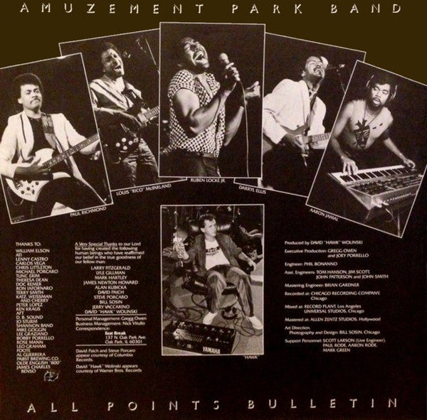 Amuzement Park : All Points Bulletin (LP, Album, SP)