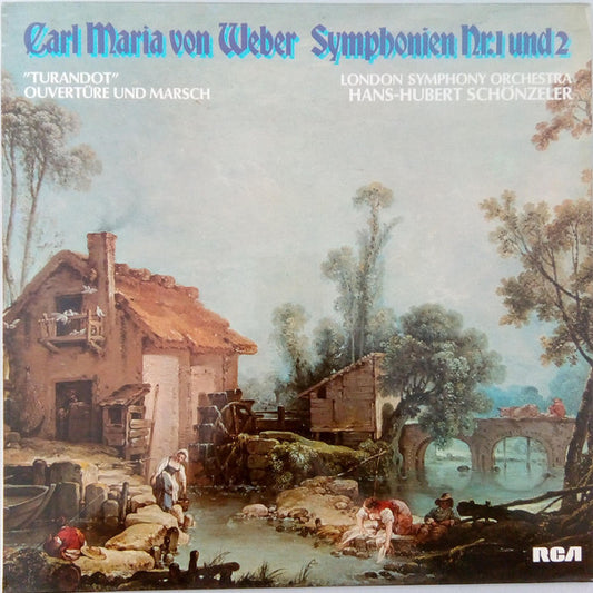 Carl Maria von Weber - The London Symphony Orchestra, Hans-Hubert Schönzeler : Symphonien Nr. 1 Und 2 (LP)