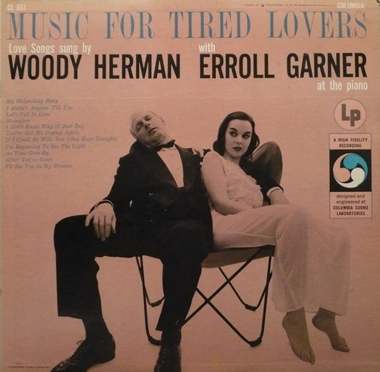 Woody Herman With Erroll Garner : Music For Tired Lovers (LP, Album, Mono)