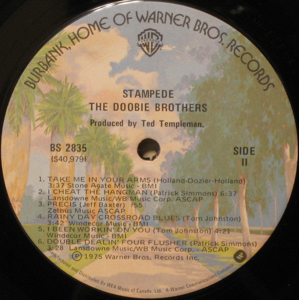 The Doobie Brothers : Stampede (LP, Album, RE)