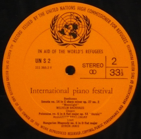 Various : International Piano Festival (2xLP)