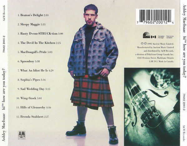 Ashley MacIsaac : Hi™How Are You Today? (CD, Album)