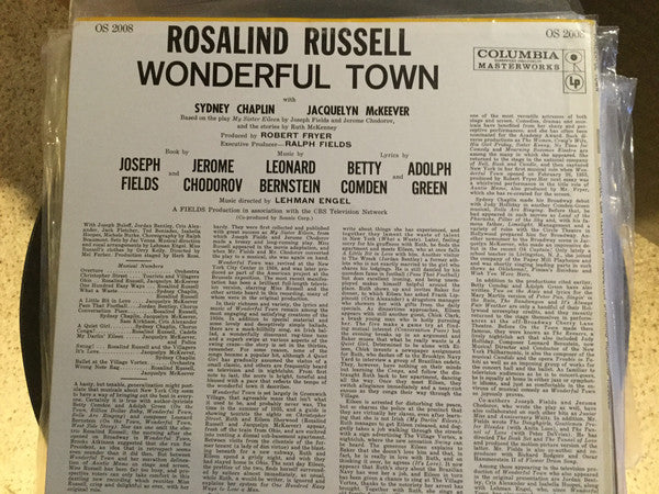 Rosalind Russell : Wonderful Town (LP, Album)