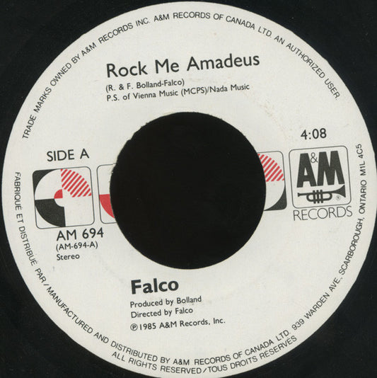 Falco : Rock Me Amadeus / Der Kommissar (7", Single)