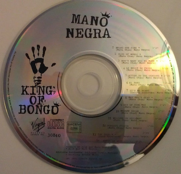 Mano Negra : King Of Bongo (CD, Album)