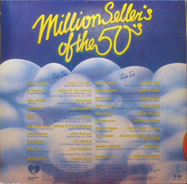 Various : Million Sellers Of The 50's Vol.2 (LP, Comp)