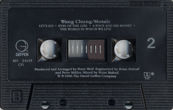 Wang Chung : Mosaic (Cass, Album, Dol)