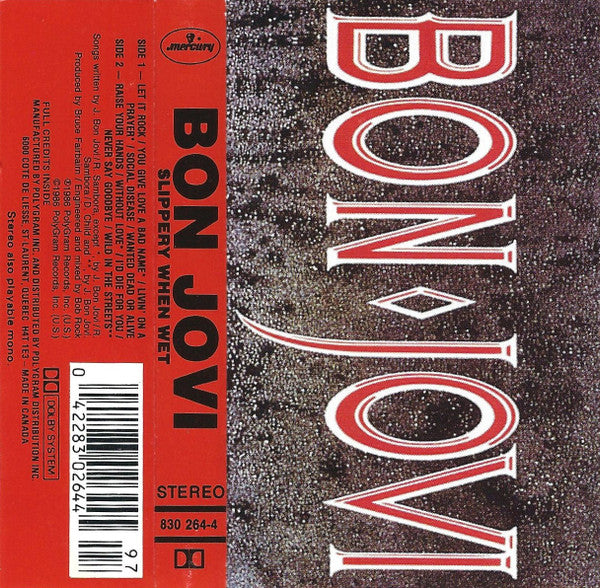 Bon Jovi : Slippery When Wet (Cass, Album)