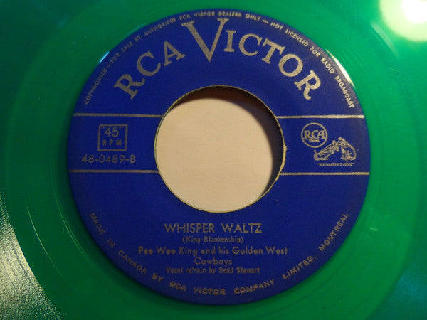 Pee Wee King And His Golden West Cowboys : Slow Poke (7", Single, Gre)