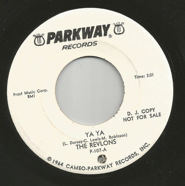 The Revlons (4) : Ya Ya / It Could Happen To You (7", Single, Promo)