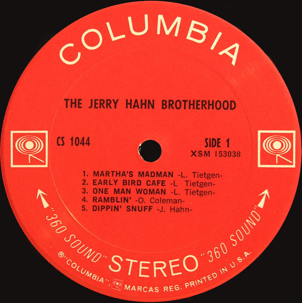 The Jerry Hahn Brotherhood : The Jerry Hahn Brotherhood (LP, Album)