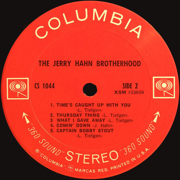 The Jerry Hahn Brotherhood : The Jerry Hahn Brotherhood (LP, Album)