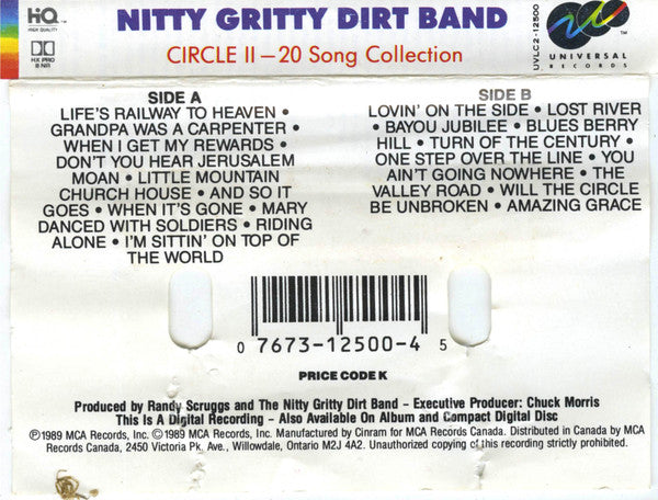 Nitty Gritty Dirt Band : Will The Circle Be Unbroken (Volume Two) (Cass, Album, Dol)