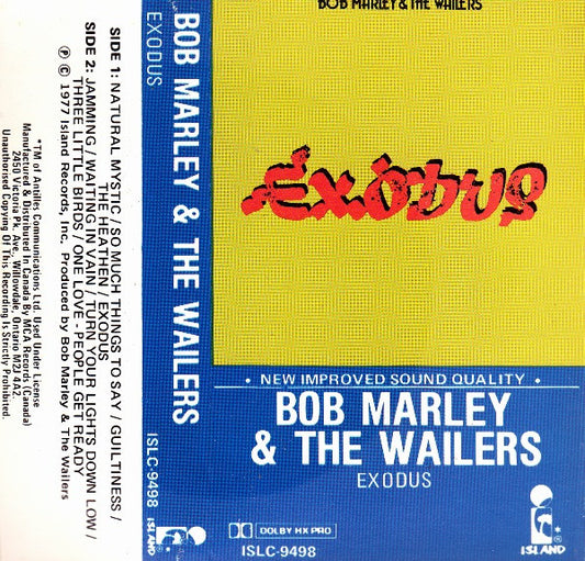 Bob Marley & The Wailers : Exodus (Cass, Album, RE, Dol)