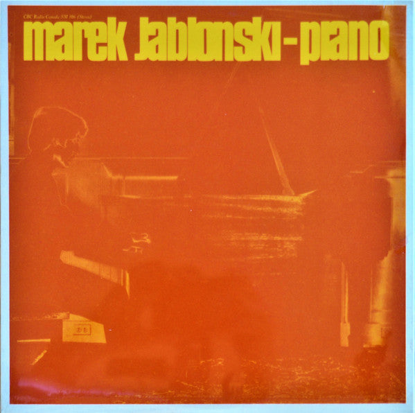 Marek Jablonski* : Marek Jablonski - Piano (LP, Album)