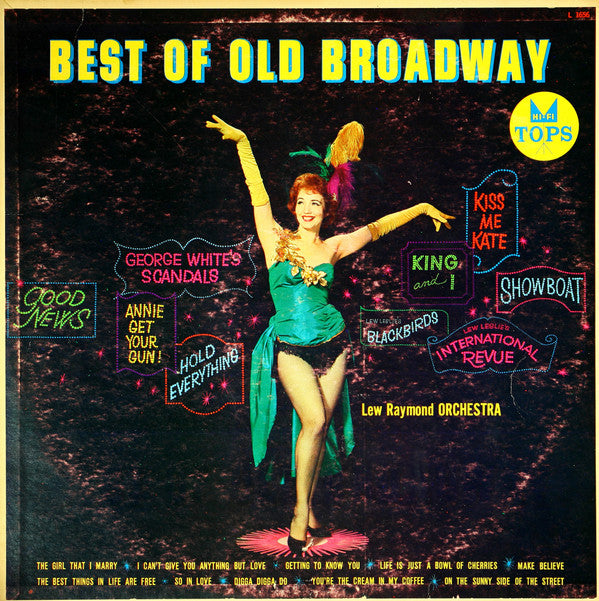 Lew Raymond And His Orchestra : The Best Of Old Broadway (LP, Mono)