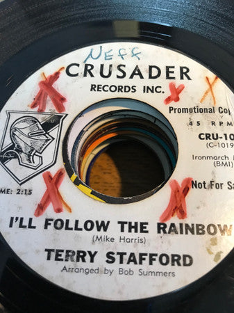 Terry Stafford : I'll Follow The Rainbow (7", Single, Promo)