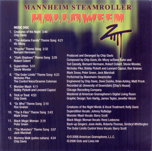 Mannheim Steamroller : Halloween 2: Creatures Collection (2xCD, Album + DVD-V)