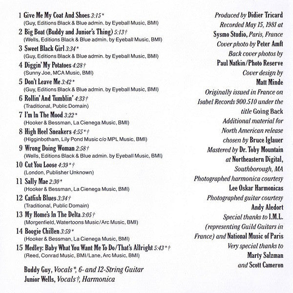 Buddy Guy & Junior Wells : Alone & Acoustic (CD, Album)