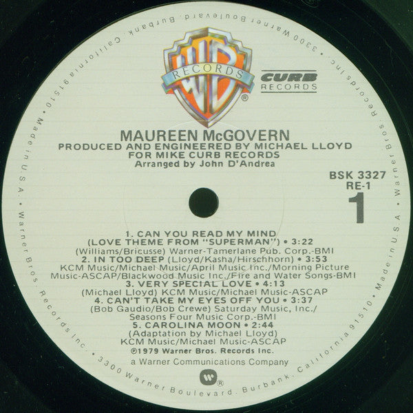Maureen McGovern : Maureen McGovern (LP, Album)