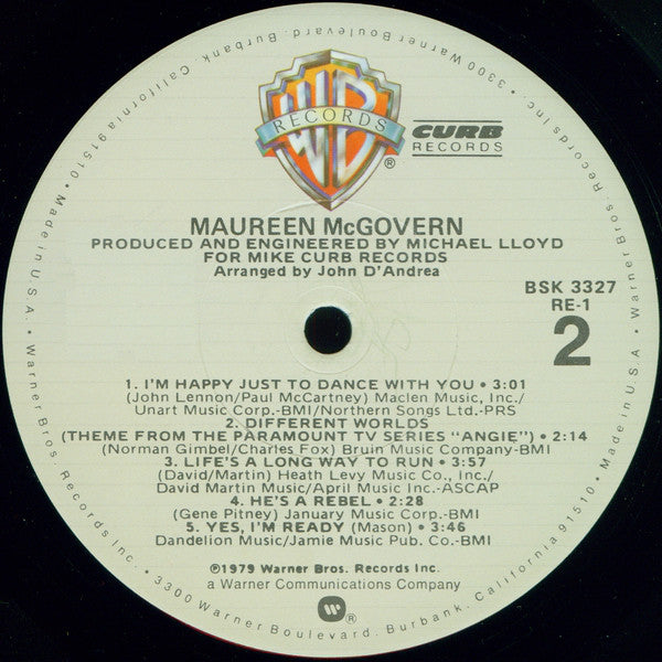 Maureen McGovern : Maureen McGovern (LP, Album)