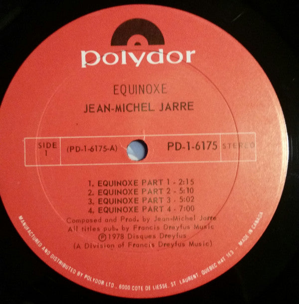 Jean-Michel Jarre : Equinoxe (LP, Album)