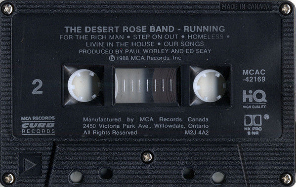 Desert Rose Band : Running (Cass, Album, Dol)