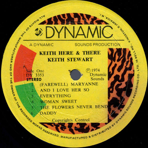 Keith Stewart : Keith Here & There (LP, Album)