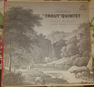 Franz Schubert / James Merrett, Norbert Brainin, Martin Lovett, Peter Schidlof, Hephzibah Menuhin : Trout Quintet In A Major (Schubert) (LP, Album, RE)