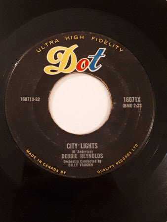 Debbie Reynolds : City Lights / Just For A Touch Of Your Love (7", Single)