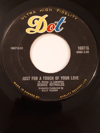 Debbie Reynolds : City Lights / Just For A Touch Of Your Love (7", Single)