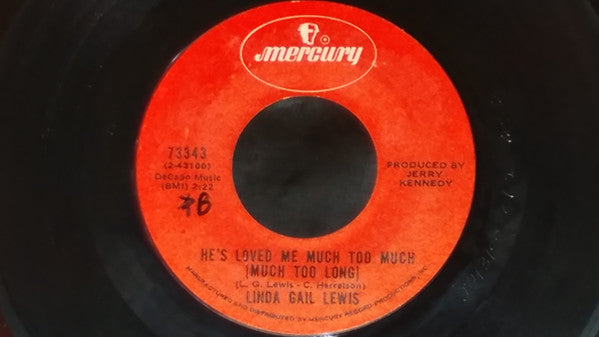 Linda Gail Lewis : Ivory Tower / He's Loved Me Much Too Much (Much Too Long) (7", Single, Styrene)