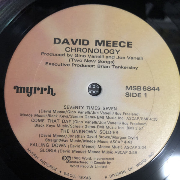 David Meece : Chronology (LP, Comp)