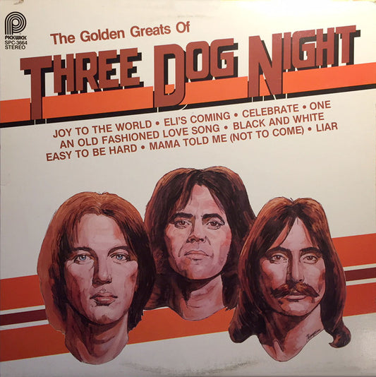 Three Dog Night : The Golden Greats Of Three Dog Night (LP, Album, Comp, RM)