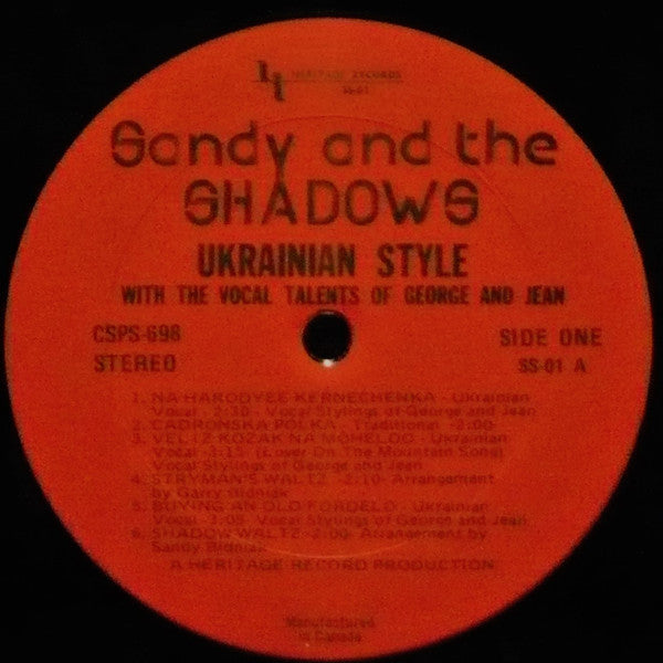 Sandy And The Shadows : Ukrainian Style (LP)
