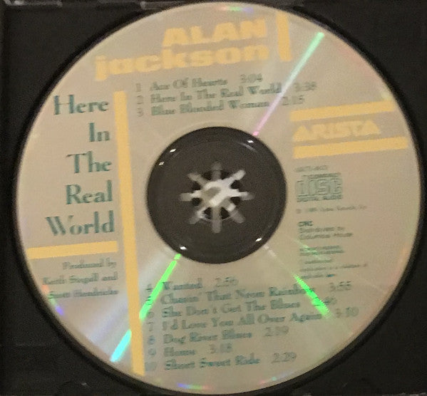 Alan Jackson (2) : Here In The Real World (CD, Album, Club)