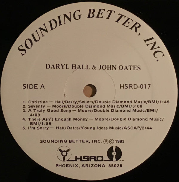 Daryl Hall & John Oates : All Our Love (LP, Comp)