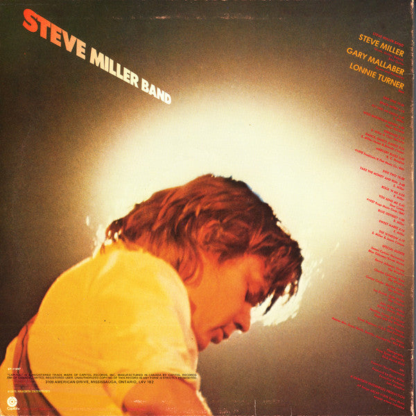 Steve Miller Band : Fly Like An Eagle (LP, Album)