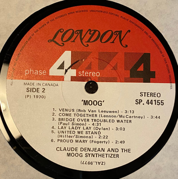 Claude Denjean : Moog! - Claude Denjean - And The Moog Synthesizer (LP, Album, Gat)
