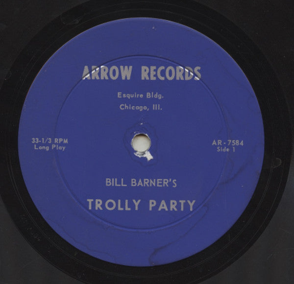 Bill Barner : Trolley Bar Party (LP, Album, Mono)