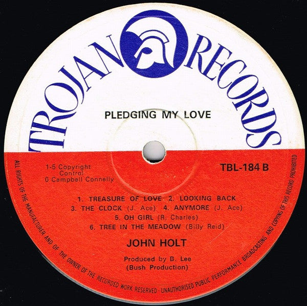 John Holt : Pledging My Love (LP, Album)