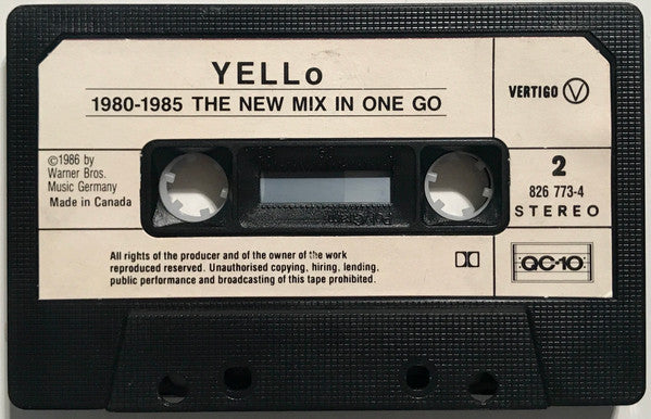 Yello : 1980 - 1985 The New Mix In One Go (Cass, Comp, P/Mixed)