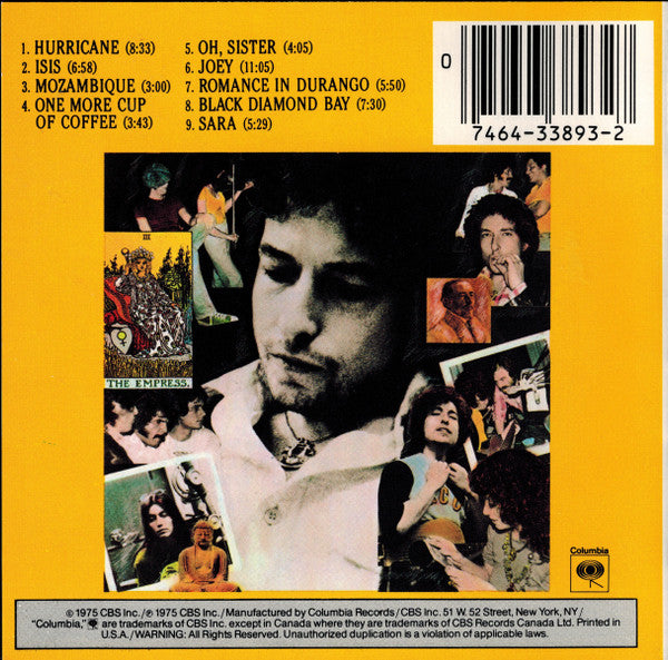 Bob Dylan : Desire (CD, Album, RE, RP)